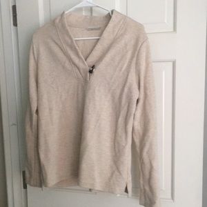 Croft & Barrow Cream knit pullover